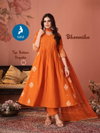 Bhoomika By Kaya Roman Mul Chanderi Anarkali Kurtis Set Wholesalers In Surat
